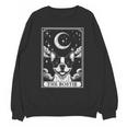 Tarot Card Vintage Crescent Moon Boston Terrier Dog Mom Unisex Sweatshirt, Mom Gifts, Boston Terrier Tarot Gifts, Boston Terrier Mom Gifts, trending gift