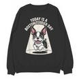 Today Is A Boston Terrier Day Cute Dog Lover Cartoon Unisex Sweatshirt, trending gift