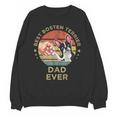 Vintage Best Boston Terrier Dad Ever Dog Father Father's Day Men Girls Kids Unisex Sweatshirt, Boston Terrier Dad Gifts, trending gift