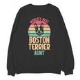 Worlds Best Boston Terrier Aunt Unisex Sweatshirt, trending gift