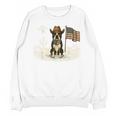 Boston Terrier 4th Of July US American Flag Dog Patriotic Unisex Sweatshirt, Patriotic Boston Terrier Gifts, American Boston Terrier Gifts, Boston Terrier 4th Of July Gifts, trending gift