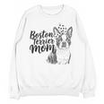 Boston Terrier Dog Bostie Mom Idea For Women Unisex Sweatshirt, Mom Gifts, Boston Terrier Mom Gifts, trending gift
