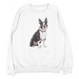 Boston Terrier Dog Dad Boston Terrier Dog Lovers Unisex Sweatshirt, Boston Terrier Dad Gifts, trending gift
