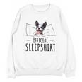 Boston Terrier Dog Lovers Sleepshirt Apparel Men Women Unisex Sweatshirt, trending gift