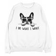 Boston Terrier Dog Owner I Do What I Want Pet Unisex Sweatshirt, trending gift