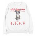 Boston Terrier Dog Santa Hat Men Kids Ugly Christmas Light Unisex Sweatshirt, Boston Terrier Christmas Gifts, trending gift