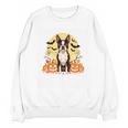 Boston Terrier Halloween Dog Lover Pumpkin Costume Unisex Sweatshirt, Boston Terrier Halloween Gifts, trending gift