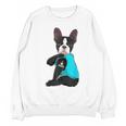 Boston Terrier I Love Mom Apparel Unisex Sweatshirt, Mom Gifts, Boston Terrier Mom Gifts, trending gift