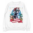 Boston Terrier Santa Claus Coffee Mug Merry Christmas Dogs Unisex Sweatshirt, Boston Terrier Christmas Gifts, trending gift