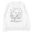 Cool Vintage Cactus Sedona Arizona Camping Souvenir Unisex Sweatshirt, trending gift