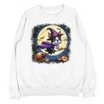 Cute Boston Terrier Halloween Costume Dog Lover Women Girls Unisex Sweatshirt, Boston Terrier Halloween Gifts, trending gift