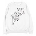 Dandelion Boston Terrier Flower Floral Bostie Tree Unisex Sweatshirt, trending gift