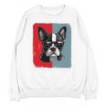 Retro Boston Terrier Dog Lover Bostie Mom Dad Dog Owner Unisex Sweatshirt, Mom Gifts, Boston Terrier Dad Gifts, Boston Terrier Mom Gifts, trending gift