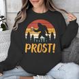 Bigfoot Sasquatch Prost Retro Bavarian Oktoberfest Men Women Unisex Sweatshirt, funny design