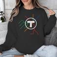 Boston T Subway Map Vintage MBTA Unisex Sweatshirt, funny design