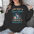 Boston Terrier American Gentleman Bibliophile Book Lover Unisex Sweatshirt, American Boston Terrier Gifts, funny design