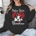 Boston Terrier Grandma Dog Owner Boston Terrier For Men Women Unisex Sweatshirt, funny design