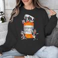 Boston Terrier Happy Pills T-Shirt Unisex Sweatshirt, funny design