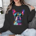 Boston Terrier Lovers Pop Art Boston Terrier Unisex Sweatshirt, funny design