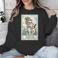 Boston Terrier Mom Skeleton Tarot Card Witch Vibes Dog Mom Unisex Sweatshirt, Mom Gifts, Boston Terrier Tarot Gifts, Boston Terrier Mom Gifts, funny design