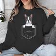 Boston Terrier In The Pocket Cute Boston Terrier Dog Lovers For Men Women Girls Kids Unisex Sweatshirt, funny design