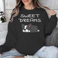 Boston Terrier Puppy Sweet Dreams Pajama For Bedtime Unisex Sweatshirt, funny design