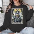 Boston Terrier Tarot Card Dog Unisex Sweatshirt, Boston Terrier Tarot Gifts, funny design