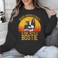 Boston Terrier Never Underestimate a Girl With a Bostie Unisex Sweatshirt, funny design