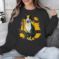 Boston Terrier s Mid-Century Modern Art s Street Grunge Unisex Sweatshirt, funny design