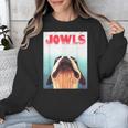 Boston Terriers Jowls Dog Mom Dog Dad Unisex Sweatshirt, Mom Gifts, funny design