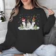 Christmas Boston Terrier Santa Dog Lover Unisex Sweatshirt, Boston Terrier Christmas Gifts, funny design