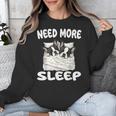 Cute Boston Terrier Need More Sleep Pajamas Nightgown Unisex Sweatshirt, funny design