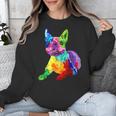 Dog Lover Boston Terrier Dog Colorful Boston Terrier Men Women Kids Unisex Sweatshirt, funny design