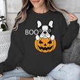 The Halloween Boston Terrier Unisex Sweatshirt, Boston Terrier Halloween Gifts, funny design