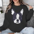 Kids Boston Terrier Dog For Women And Girls Unisex Sweatshirt, funny design
