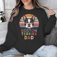 Retro Boston Terrier Dad Unisex Sweatshirt, Boston Terrier Dad Gifts, funny design