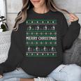Ugly Sweater Boston Terrier Dog Christmas Dog Lover Xmas Men Women Kids Unisex Sweatshirt, Boston Terrier Christmas Gifts, funny design