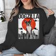 Vintage Japanese Dogzilla Boston Terrier Unisex Sweatshirt, funny design