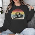 Vintage Retro The Pool Boy Unisex Sweatshirt, funny design