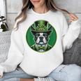 Boston Terrier Dog St Patricks Day Irish Pet Lover Men Women Kids Unisex Sweatshirt, funny design