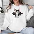 Boston Terrier Halloween Shirt Did Someone Say Treat Unisex Sweatshirt, Boston Terrier Halloween Gifts, funny design