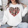 Boston Terrier Heart Valentine Boston Terrier Unisex Sweatshirt, funny design