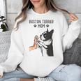 Boston Terrier Mom Dogs Mum Woman Unisex Sweatshirt, Mom Gifts, Boston Terrier Mom Gifts, funny design