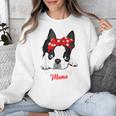 Boston Terrier Mum Dog Woman Idea Unisex Sweatshirt, funny design