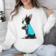 Boston Terrier Tattoos I Love Mom Unisex Sweatshirt, Mom Gifts, Boston Terrier Mom Gifts, funny design