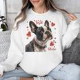 Boston Terrier Is My Valentine Cute Pet Dog Owner Valentine Unisex Sweatshirt, funny design