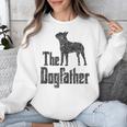 The Dogfather Boston Terrier Dog Funny Dog Gift T-Shirt For Men Women Girls Kids Unisex Sweatshirt, funny design