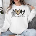 Peace Love Boston Terrier Boston Terrier Lover Dog Mom Unisex Sweatshirt, Mom Gifts, Boston Terrier Mom Gifts, funny design