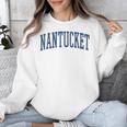 Varsity Grey Nantucket Unisex Sweatshirt, funny design