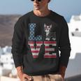 4th Of July Decor Patriotic LOVE Boston Terrier USA Flag Unisex Sweatshirt, Patriotic Boston Terrier Sweatshirts, Boston Terrier 4th Of July Sweatshirts, funny gift
